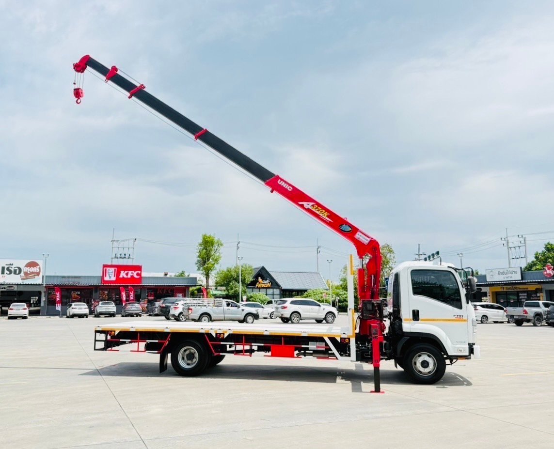 ป้ายแดง❗️ไมล์ 361 กิโล❗️NEW ISUZU FRR 190 ติดเครน 3 ตัน