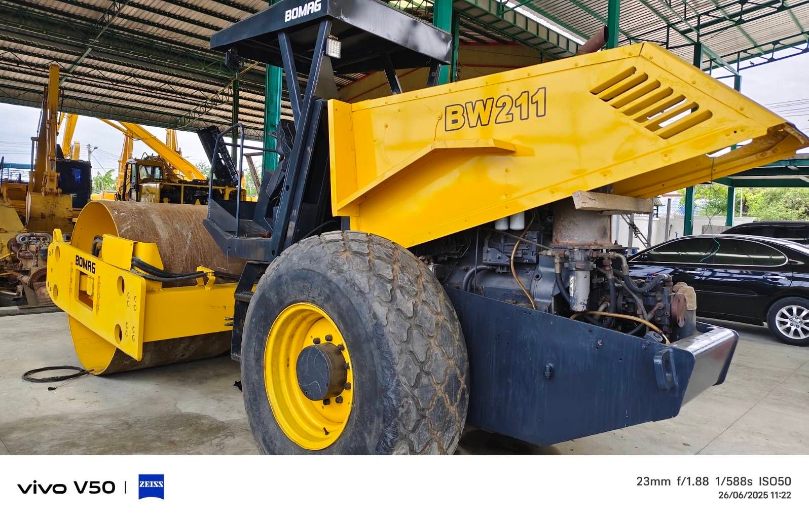 รถบด BOMAG BW211D เล่มทะเบียน เครื่อง-เกียดี