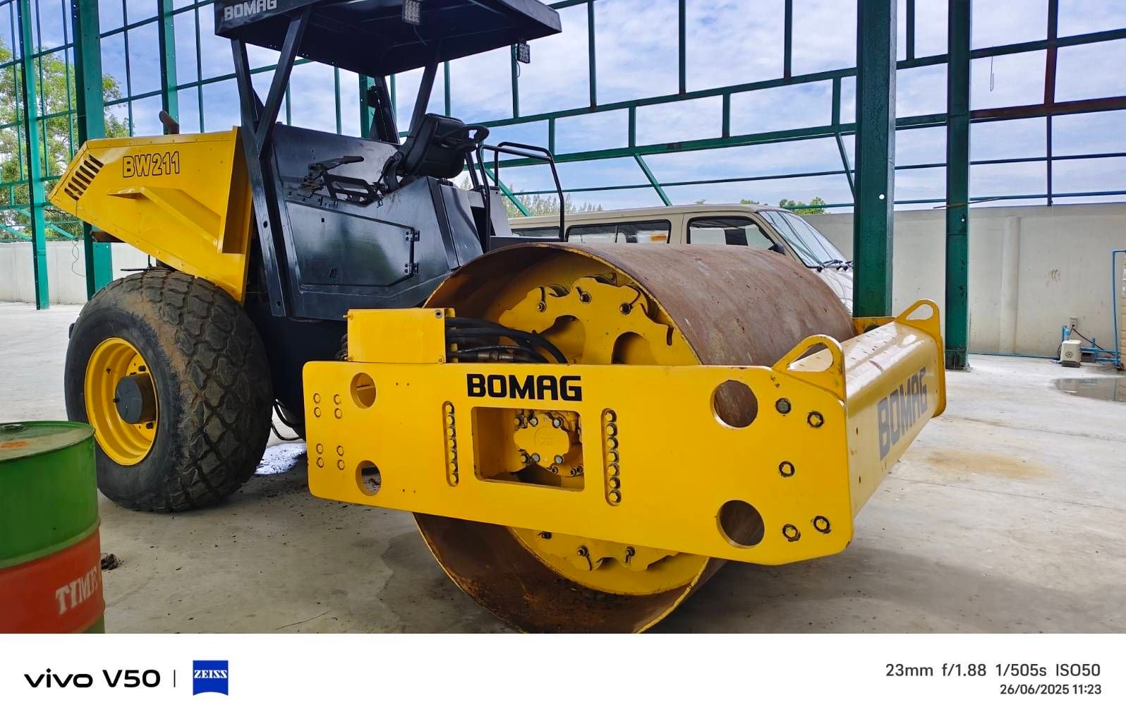 รถบด BOMAG BW211D เล่มทะเบียน เครื่อง-เกียดี