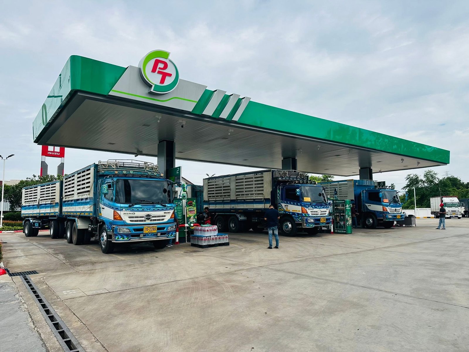 HINO ซีรี่ 500 270 ปี 2554 พ่วงแม่ลูกดั้มพ์เกษตร ลูกสามเพลา