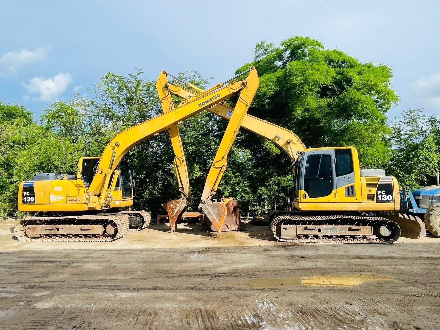 PC130-8 บุมยาว 12 เมตร(มี2คันให้เลือก) ชุดจดทะเบียน