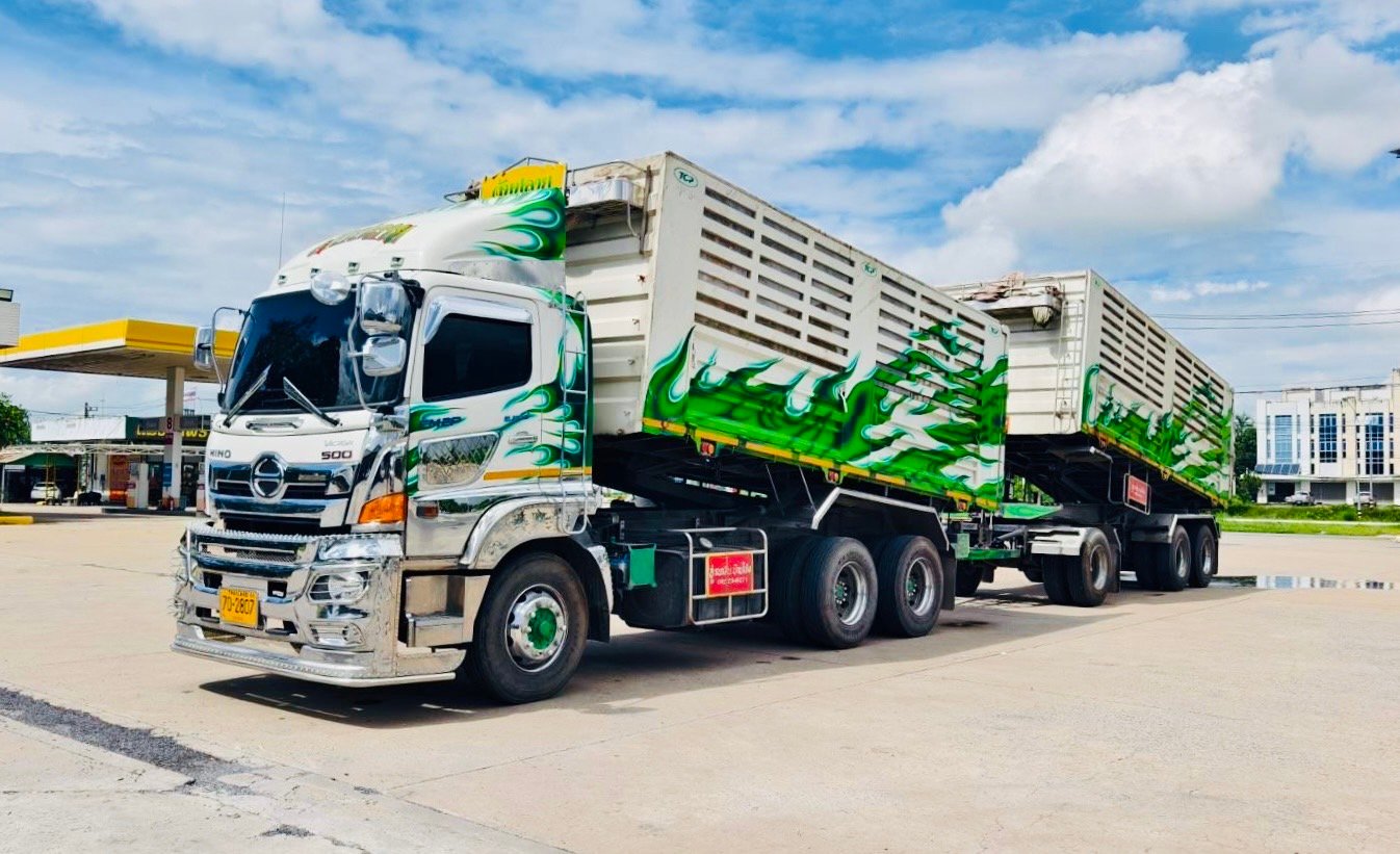 เข้าใหม่❗️ไมล์ 71,600 กิโล❗️HINO FM2P 380 พ่วงแม่ลูก