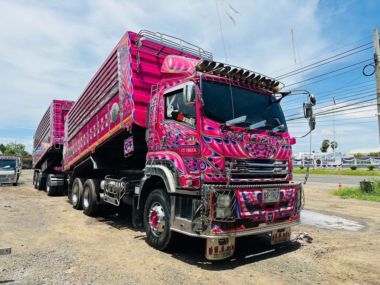 พ่วงแม่ลูก ISUZU 360 แรง JT ดั้มพ์คอกเกษตร พ่วงแม่ลูก ISUZU 360 แรง JT ดั้มพ์คอกเกษตร