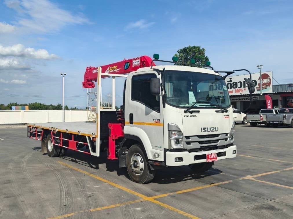 ป้ายแดง❗️ไมล์ 361 กิโล❗️NEW ISUZU FRR 190 ติดเครน 3 ตัน ป้ายแดง❗️ไมล์ 361 กิโล❗️NEW ISUZU FRR 190 ติดเครน 3 ตัน