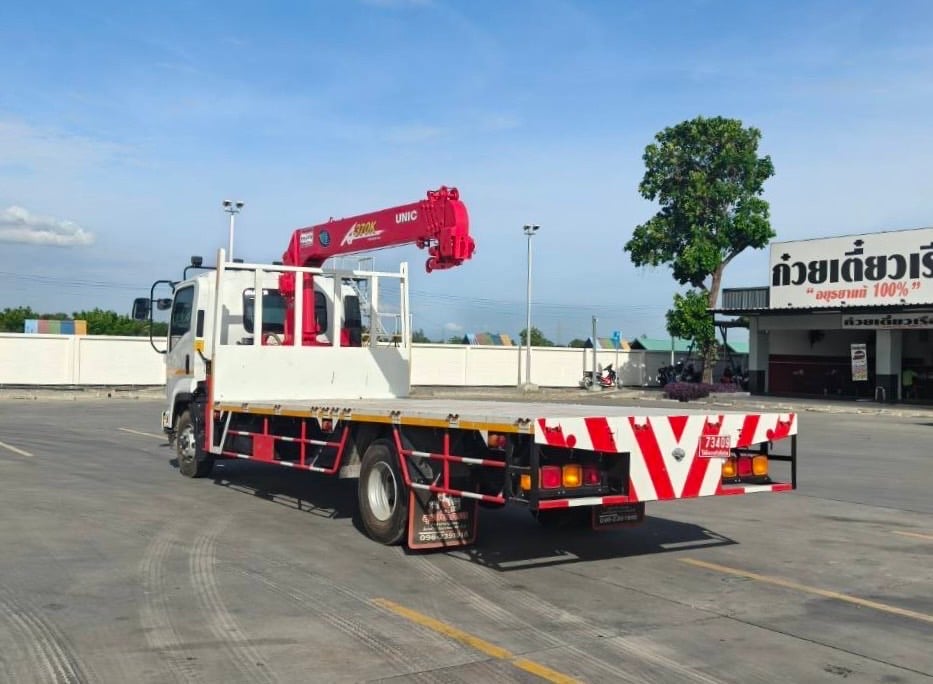 ป้ายแดง❗️ไมล์ 361 กิโล❗️NEW ISUZU FRR 190 เเรง ติดเครน
