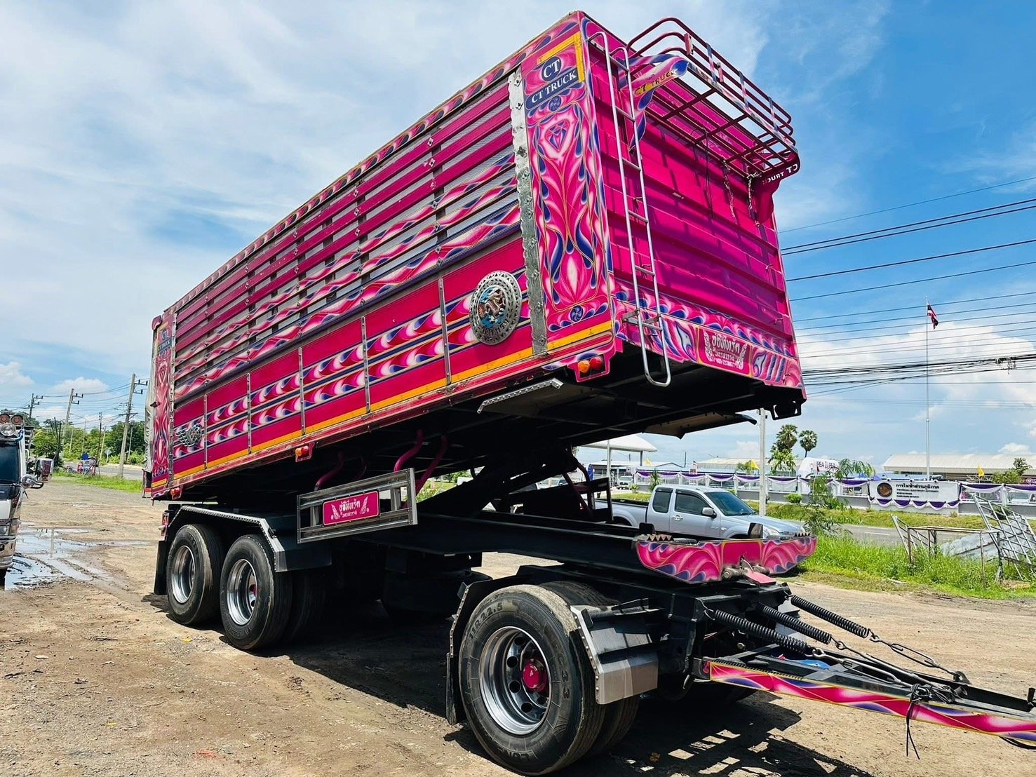 ISUZU 360 JT ปี 2563 พ่วงแม่ลูกดั้มพ์เกษตร กระบะสแตนเลส ISUZU 360 JT ปี 2563 พ่วงแม่ลูกดั้มพ์เกษตร กระบะสแตนเลส