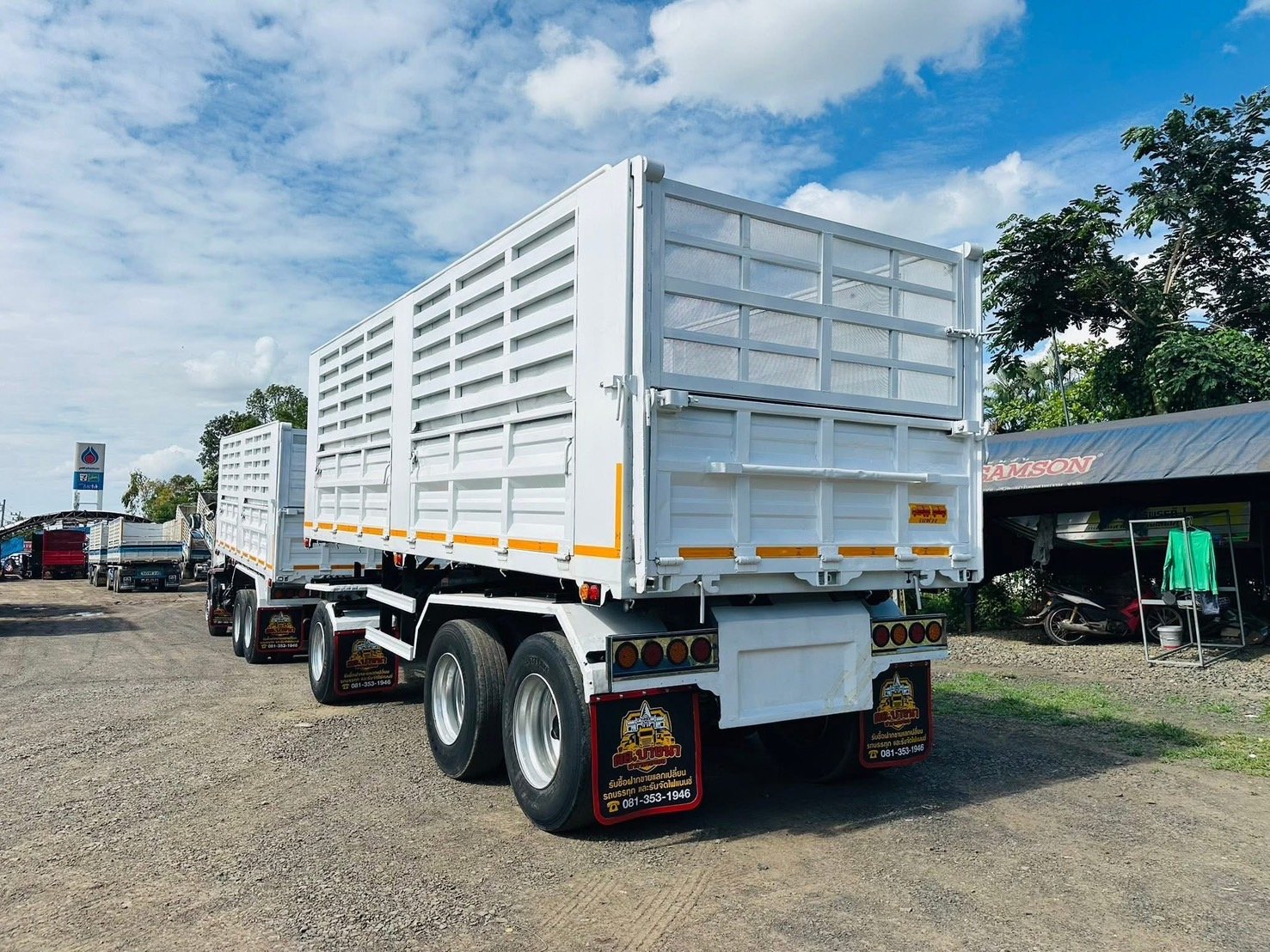 พ่วงแม่ลูก ISUZU เดก้า 320 ดั้มพ์คอกเกษตร พ่วงแม่ลูก ISUZU เดก้า 320 ดั้มพ์คอกเกษตร
