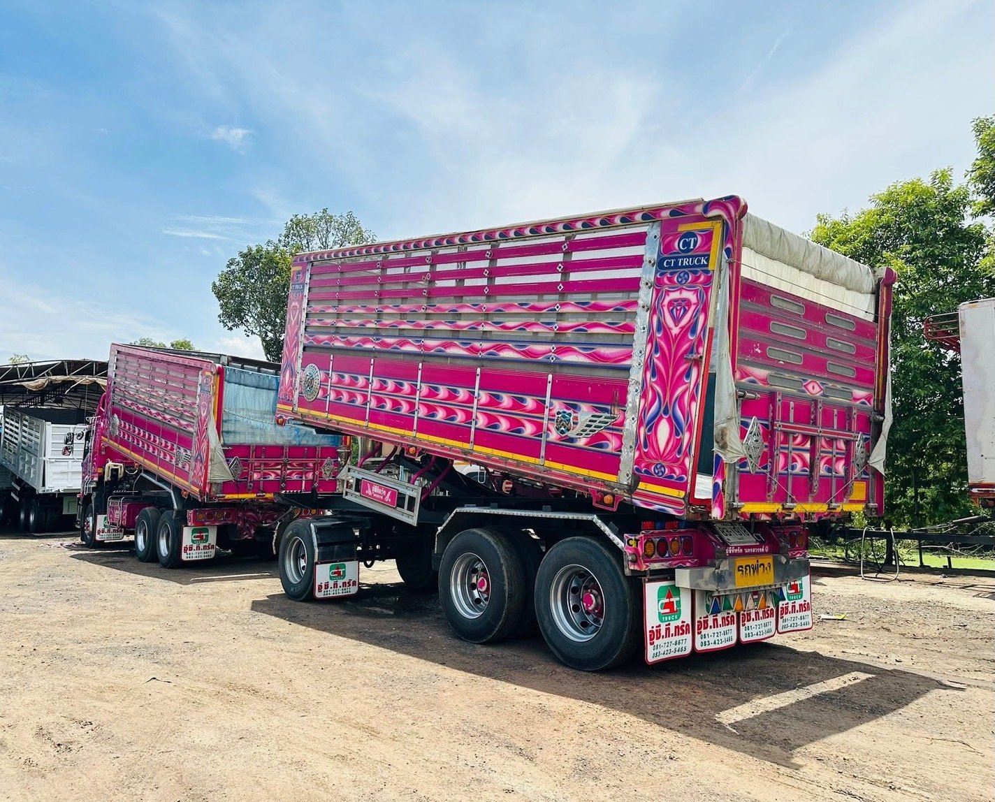 ISUZU 360 JT ปี 2563 พ่วงแม่ลูกดั้มพ์เกษตร กระบะสแตนเลส ISUZU 360 JT ปี 2563 พ่วงแม่ลูกดั้มพ์เกษตร กระบะสแตนเลส