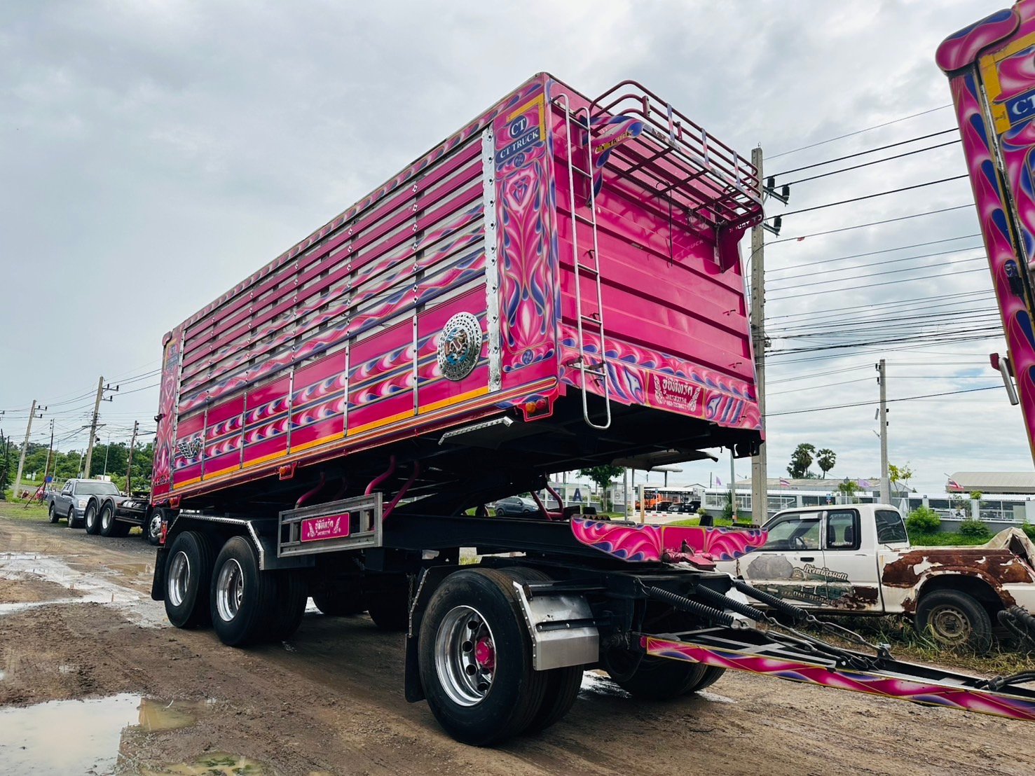 พ่วงแม่ลูก ISUZU 360 JT ปี 2563 ดั้มพ์คอกเกษตร