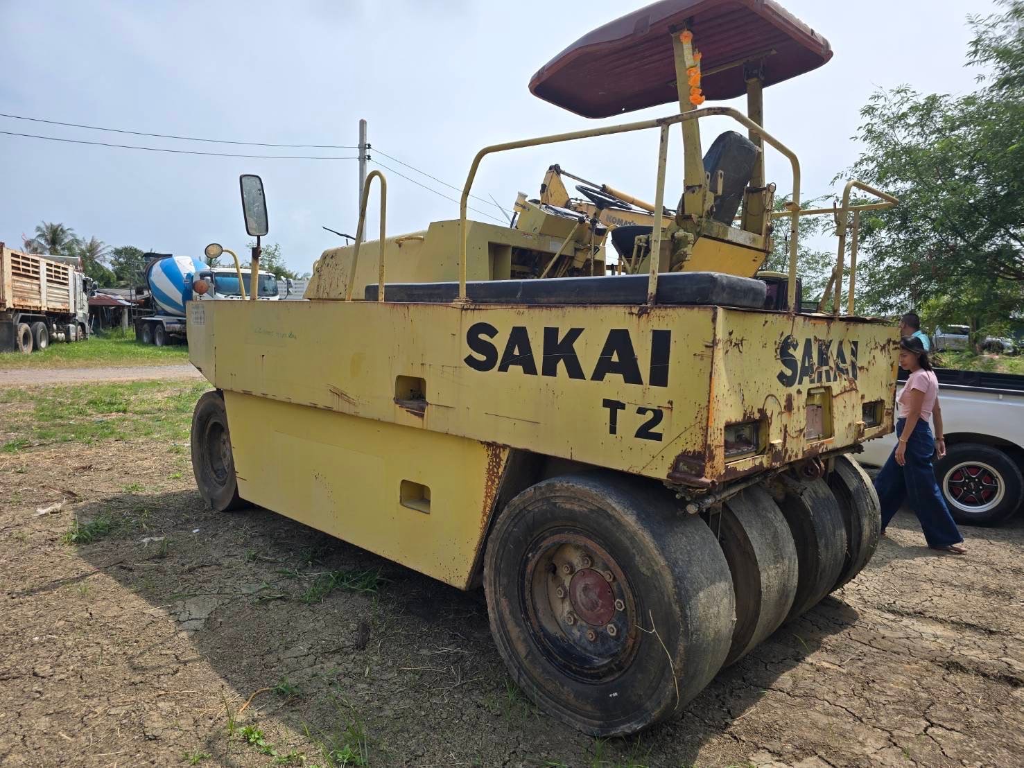รถบด 7 ล้อยาง Sakai T2 เล่มทะเบียน พิกัด อุดร รถบด 7 ล้อยาง Sakai T2 เล่มทะเบียน พิกัด อุดร