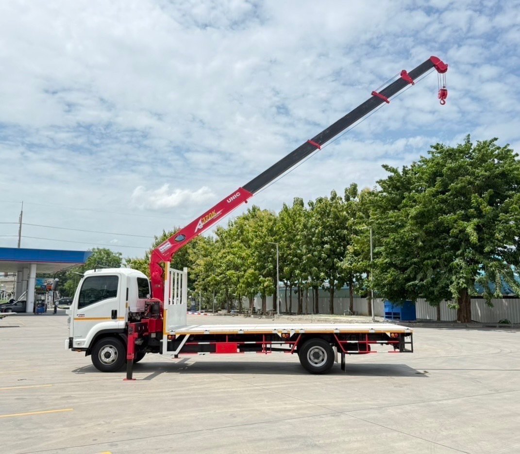 ป้ายแดง❗️ไมล์ 361 กิโล❗️NEW ISUZU FRR 190 ติดเครน 3 ตัน