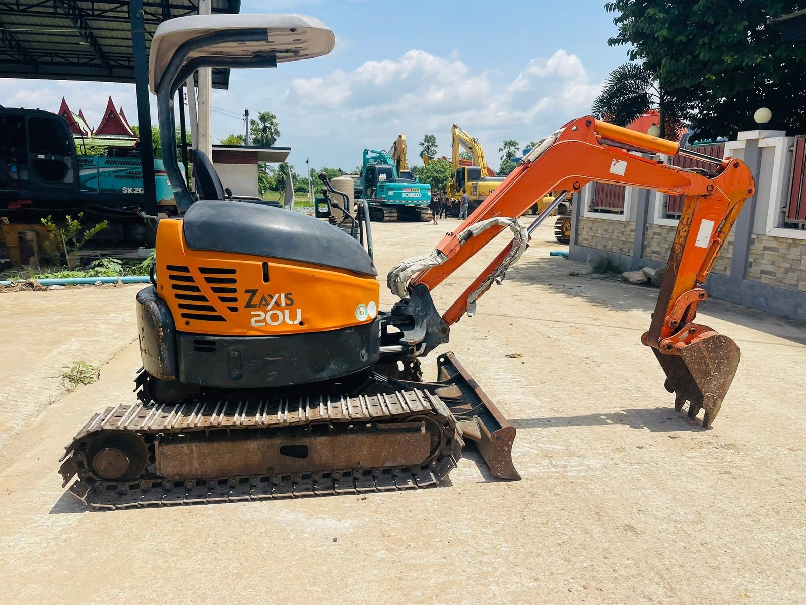 Hitachi Zx20U รถสวยเดิม ใช้น้อย เครื่องปั๊มแห้ง