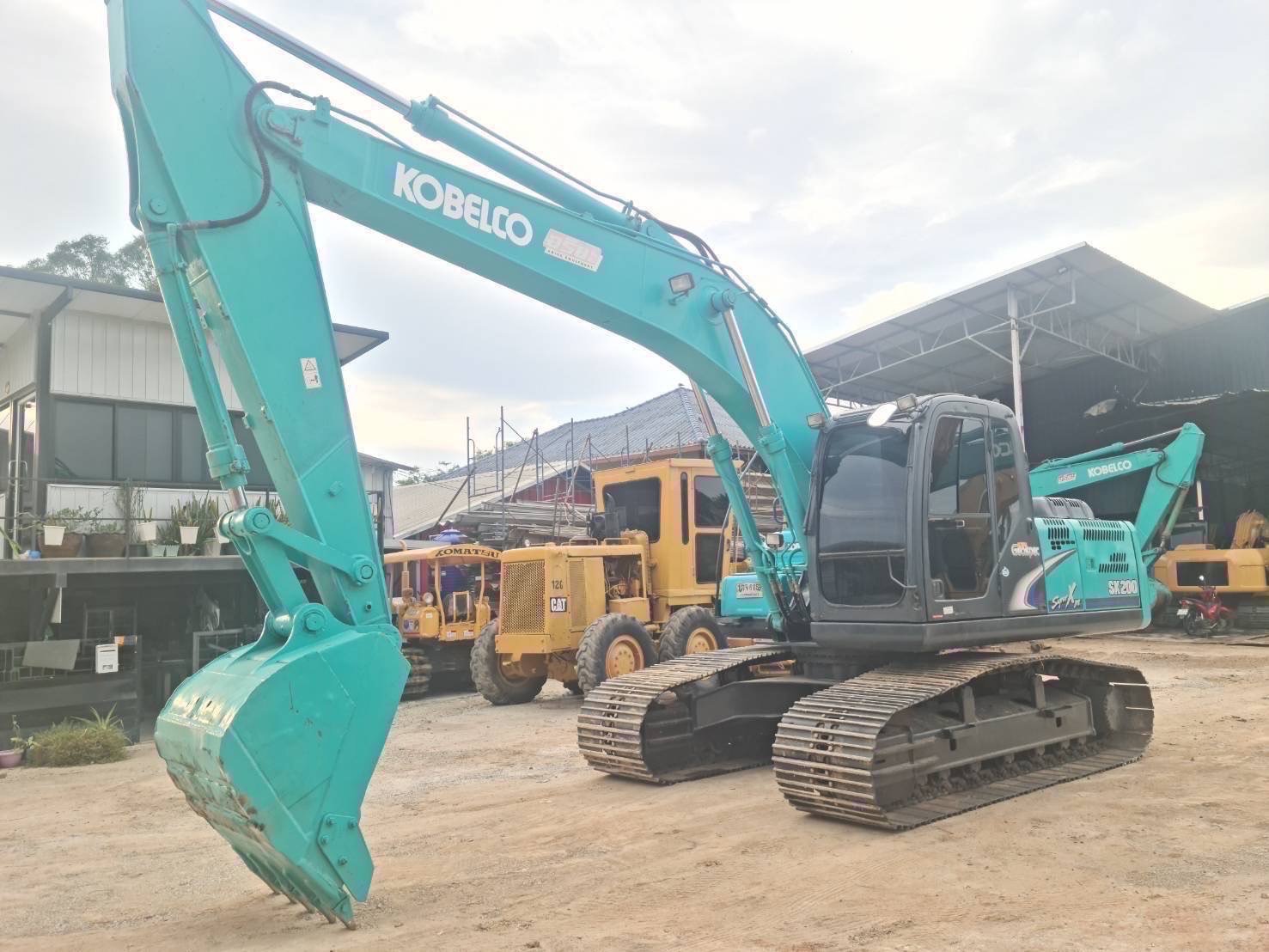 KOBELCO SK200 SUPER XM เฟรมถาด เครี่องปั้มดี