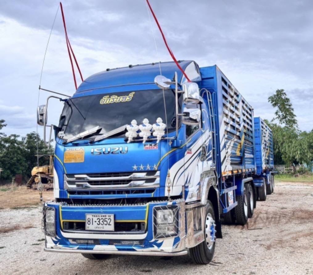 พ่วงแม่ลูก FXZ 360 ดั้มพ์เกษตรกระบะเหล็กเปิดข้างได้