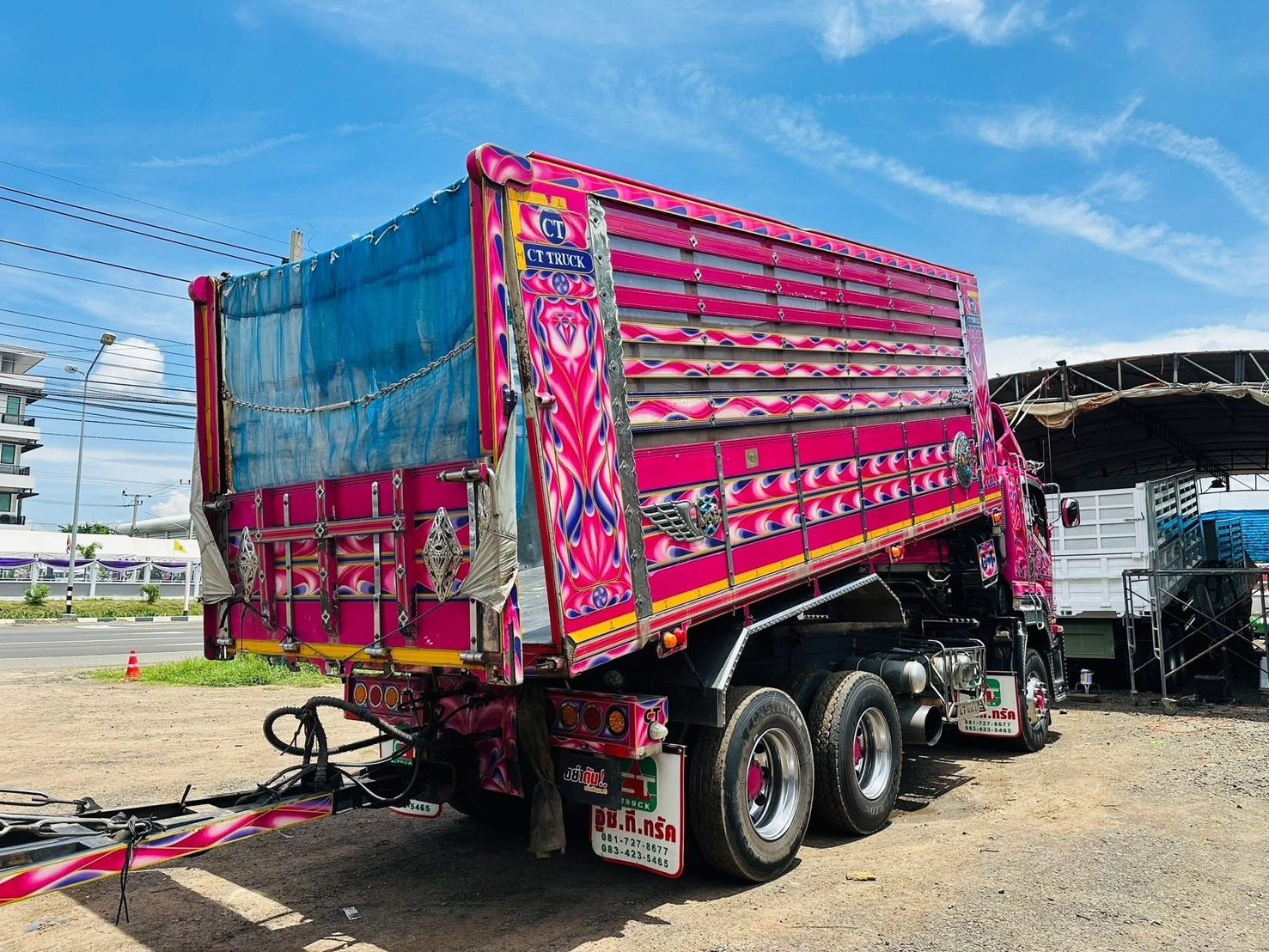 แม่ลูก ISUZU 360 JT ปี 2563 ดั้มพ์คอกเกษตร กระบะสแตนเลส