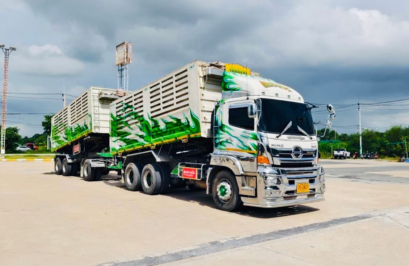 เข้าใหม่❗️ไมล์ 71,600 กิโล❗️HINO FM2P 380 พ่วงแม่ลูกดั้มพ์เกษตร เข้าใหม่❗️ไมล์ 71,600 กิโล❗️HINO FM2P 380 พ่วงแม่ลูกดั้มพ์เกษตร