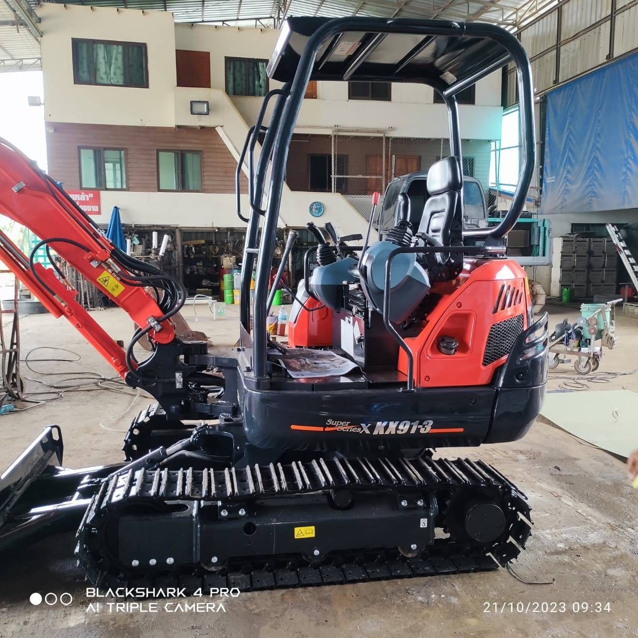 รถแบคโฮ KUBOTA 91-3SX ปี 2561  ทำงาน 3800 ซม