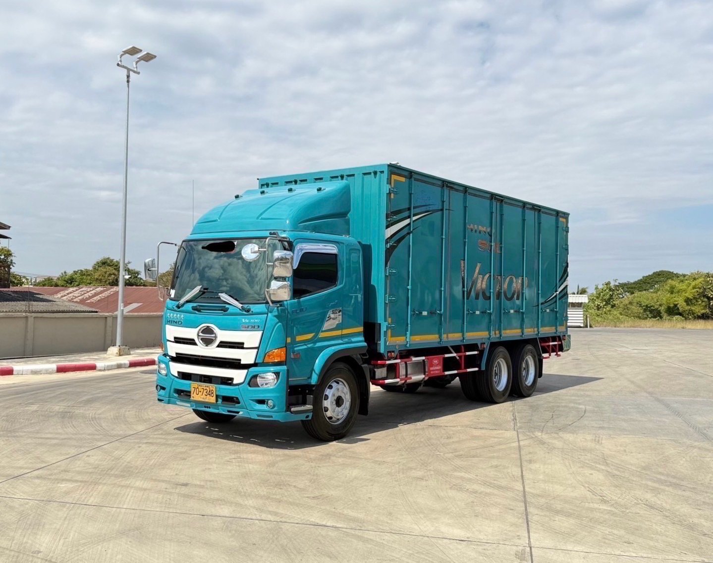 HINO VICTOR FL8J 260 ปี 2561 ตู้แห้ง 10 บาน