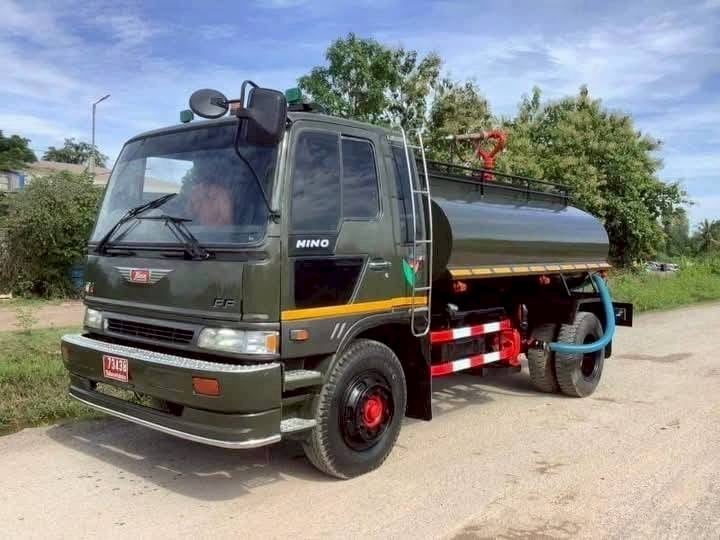 6 ล้อทุกน้ำ HINO 3H 195 แรง ถัง 6,000 ลิตรระบบดูด-ดัน ส