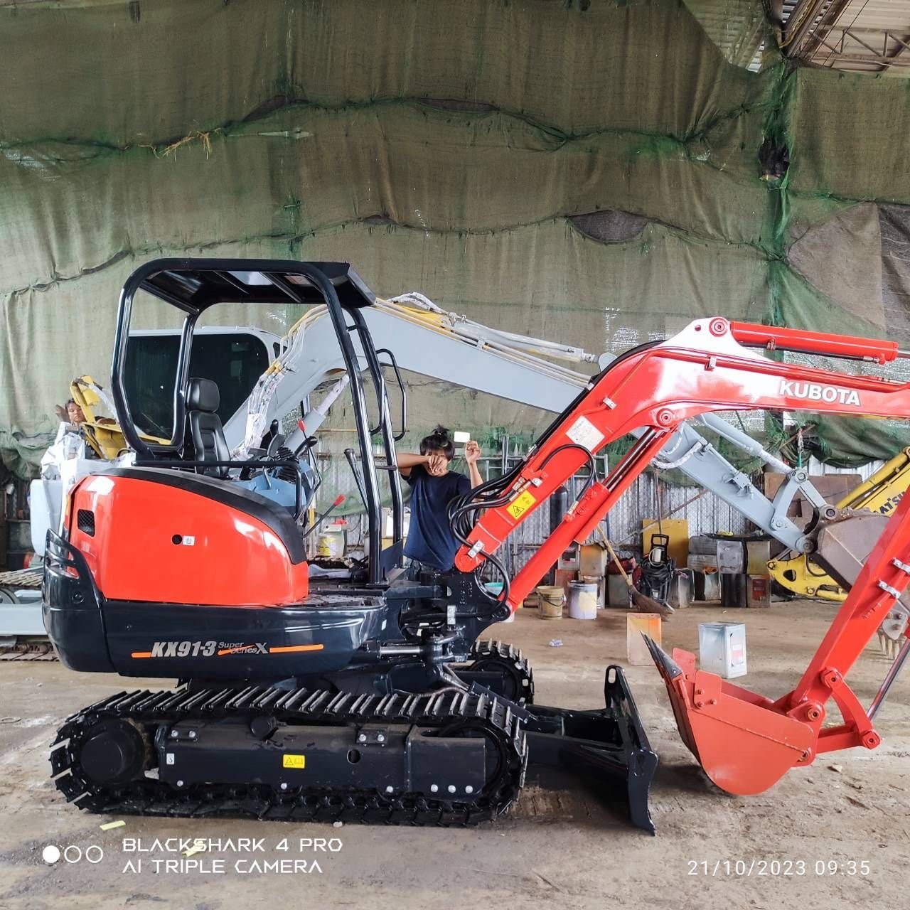 รถแบคโฮ KUBOTA 91-3SX ปี 2561  ทำงาน 3800 ซม