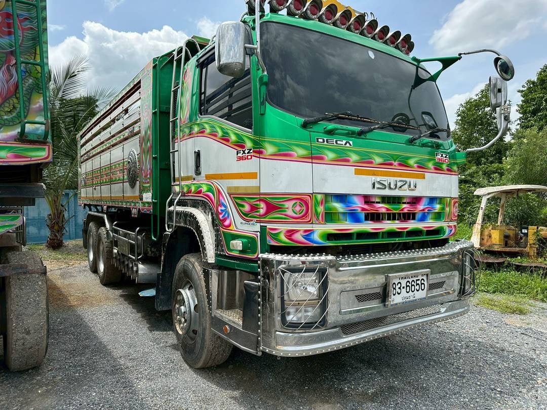 #ขาย 1,590,000 รถสิบล้อพ่วงแม่ลูกดั้ม ISUZU 360 ปี 59