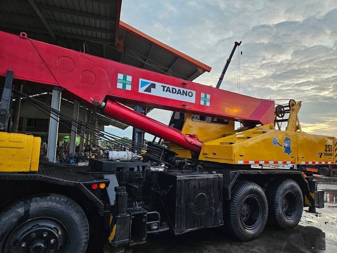 ขาย 685,000 รถเครน 12 ล้อ TADANO TL251 25ตัน ปั้ม 3 ตอน เครื่องดี