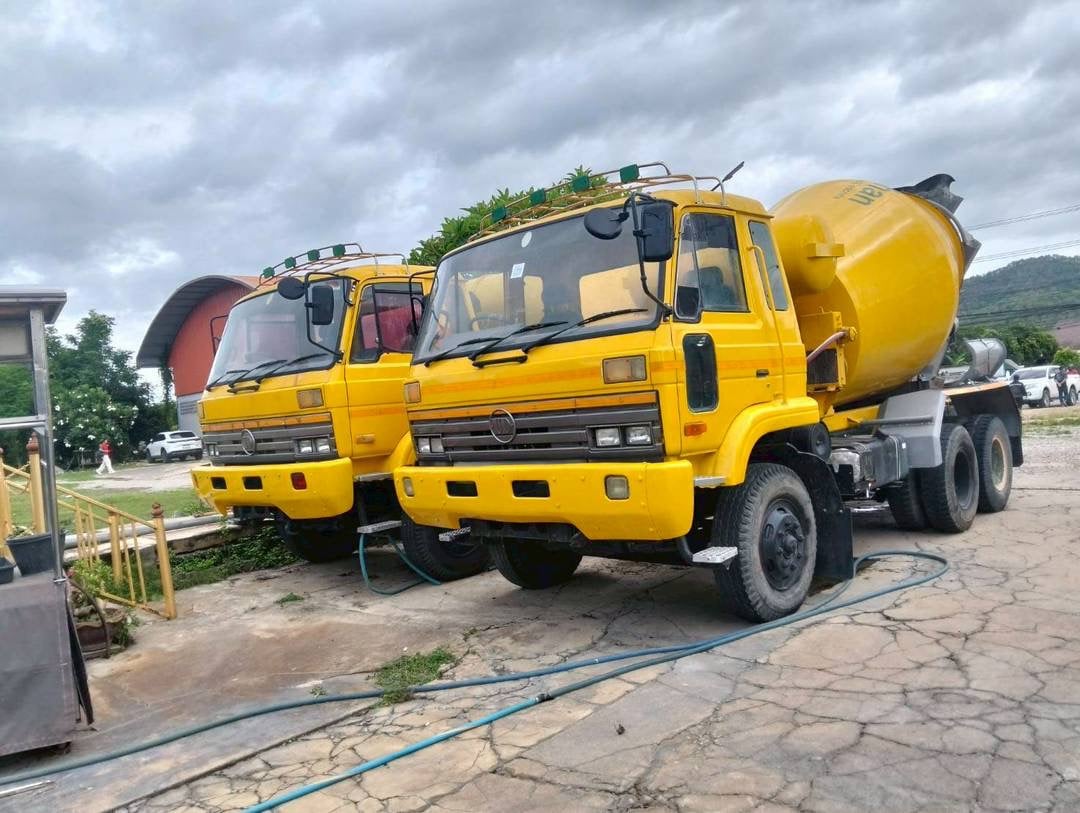 #ขายแพ๊คคู่ รถโม่ปูน NISSAN CWM 430 H 230 แรง โม่ 6 คิว 2 เพลา