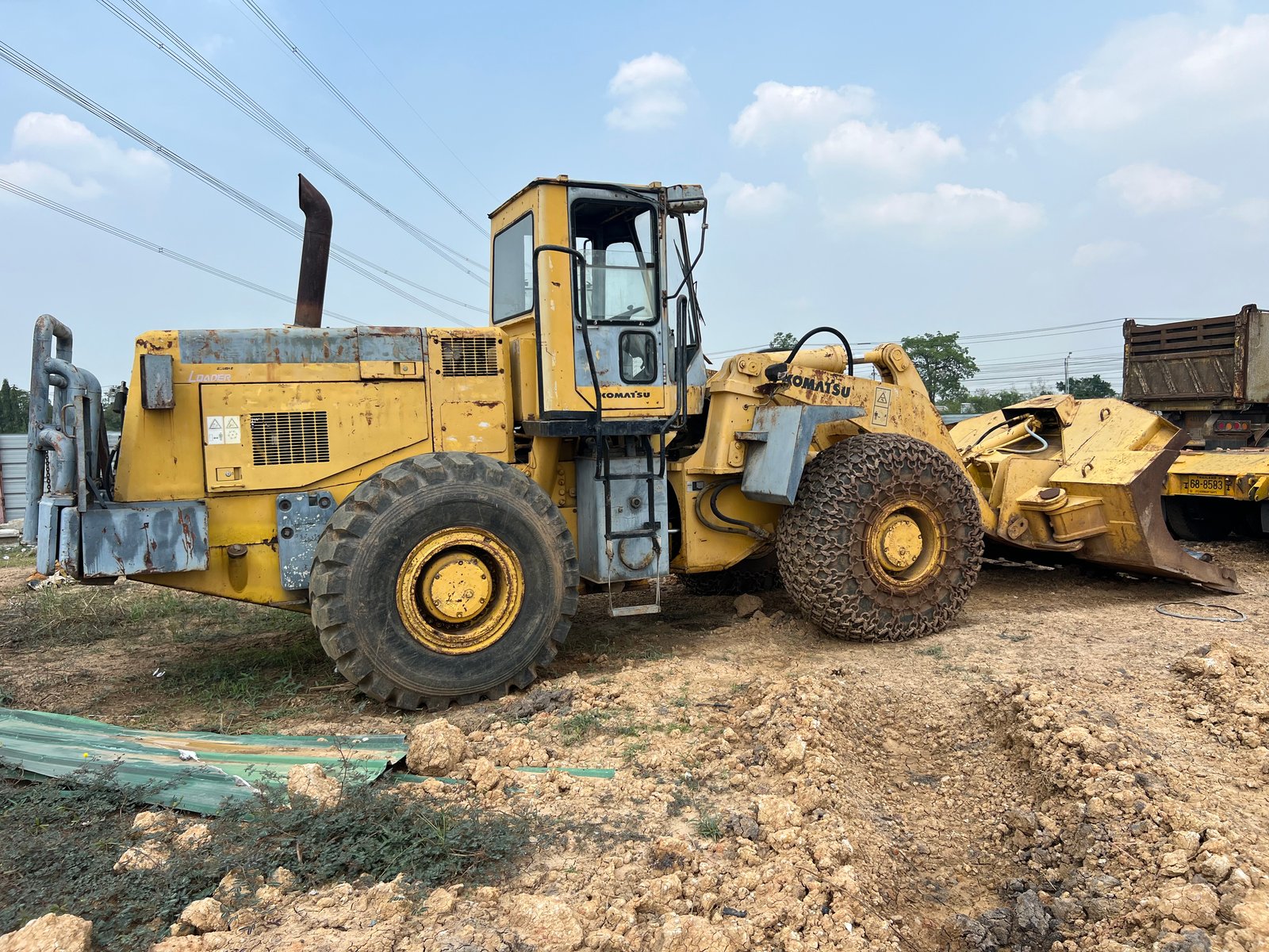 #ขายถูก  590,000 รถตักล้อยาง KOMATSU WA 420-3 เครื่องดี ปั้มแรง