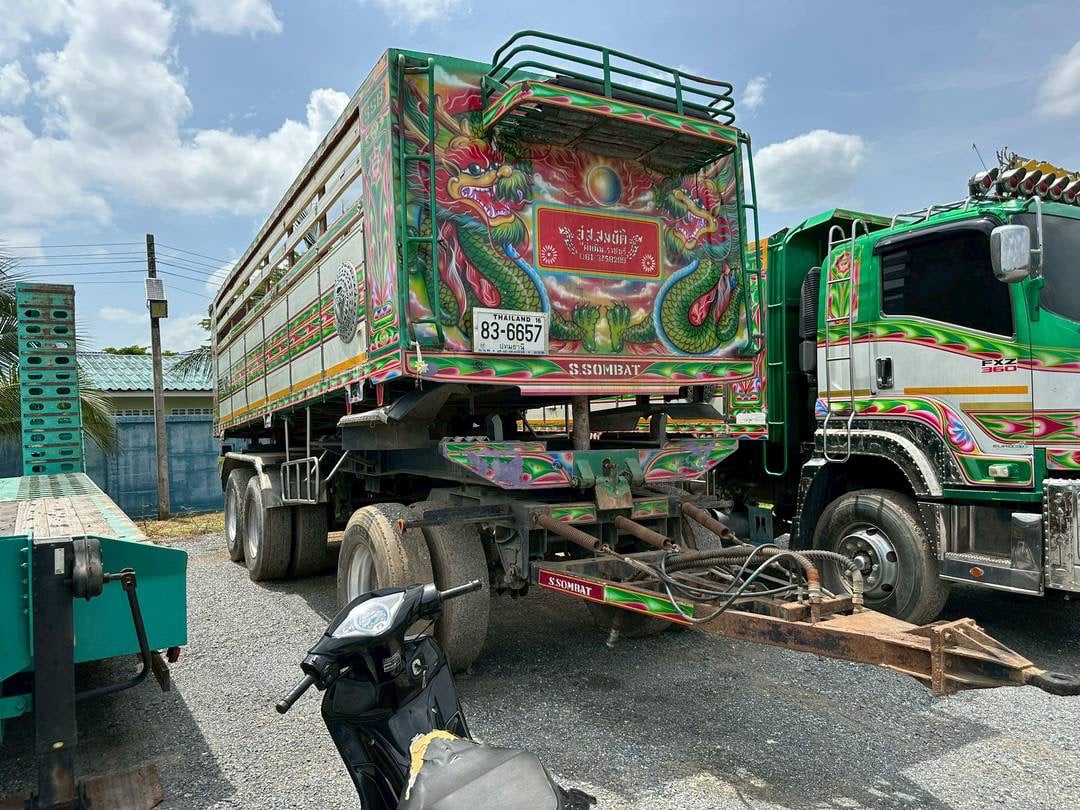 #ขาย 1,590,000 รถสิบล้อพ่วงแม่ลูกดั้ม ISUZU 360 ปี 59 #ขาย 1,590,000 รถสิบล้อพ่วงแม่ลูกดั้ม ISUZU 360 ปี 59