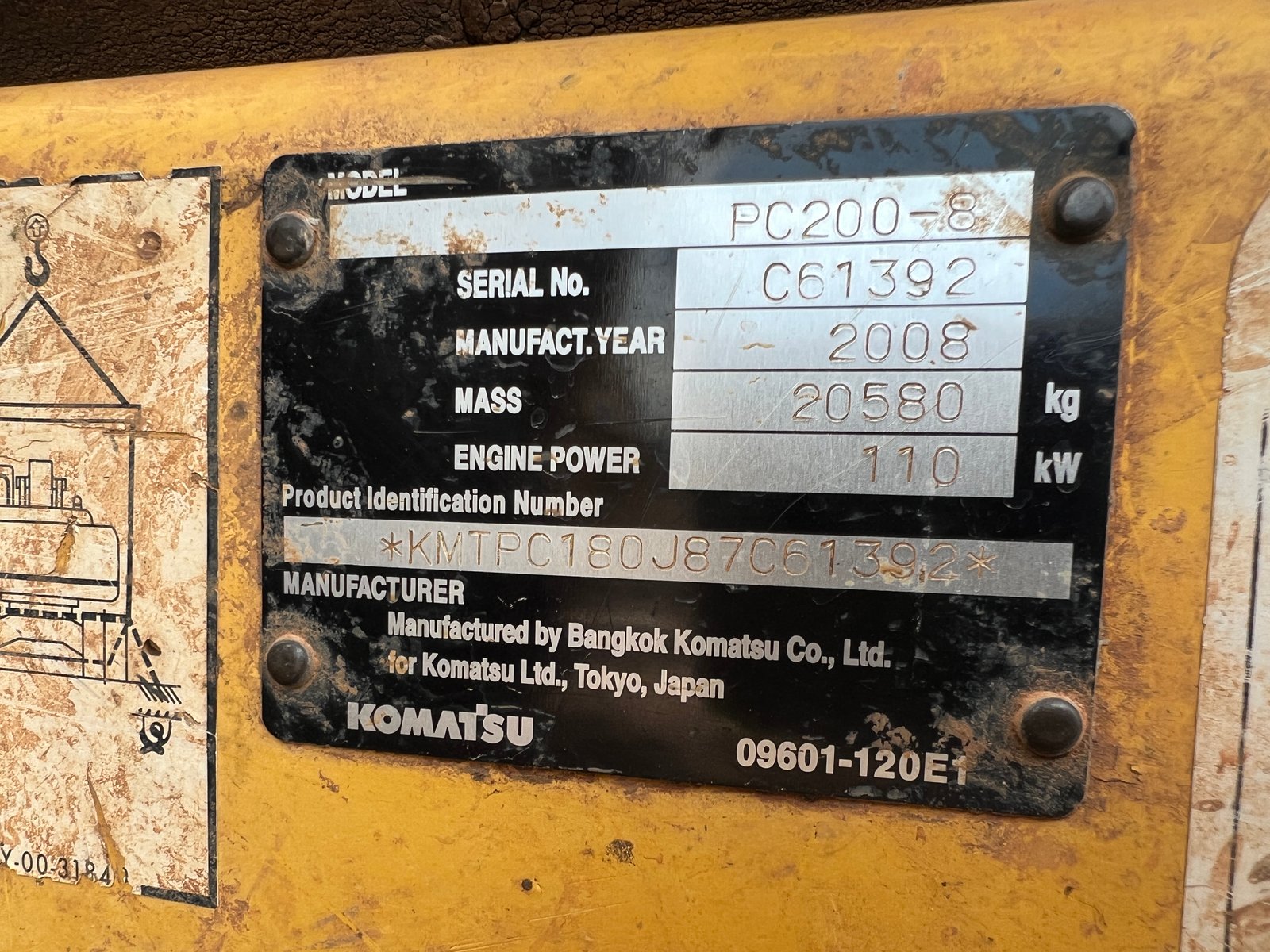 ขาย 590,000 KOMATSU pc 200-8 ปี 2008 ไฟฟ้าครบ เครื่องดี ปั้มแรง เอวมีขยับ เอกสารเล่มทะเบียน 
สนใจติดต่อได้ครับ
090-772-3710
090-772-3708