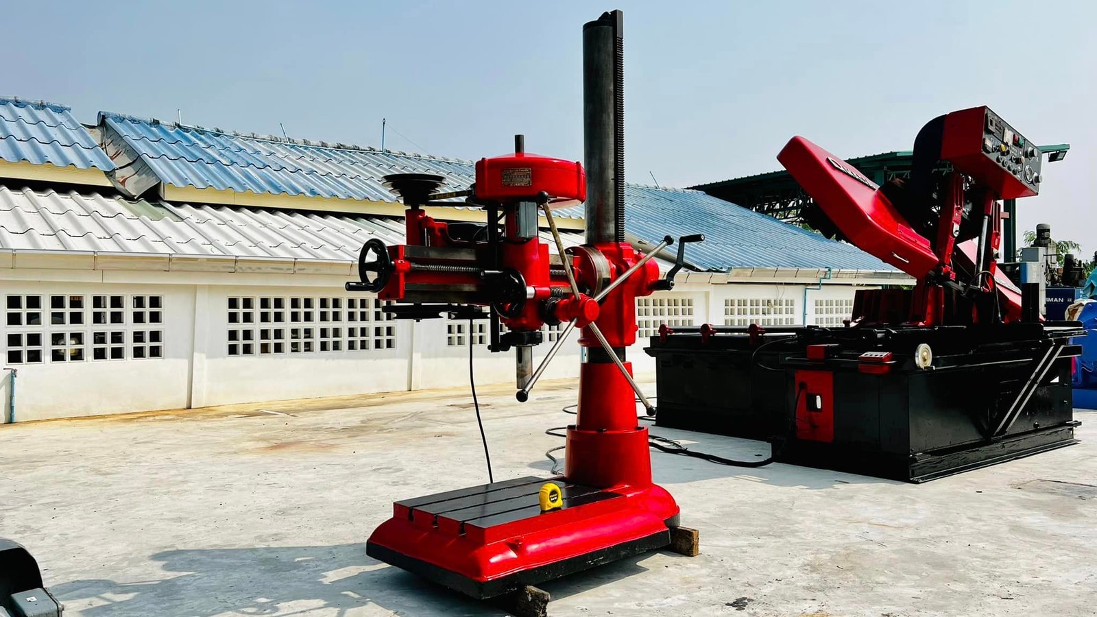 แท่นสว่านเรเดียล(สว่านแดง) แขนรัสมี 600 mm ระบบไฟ 380V