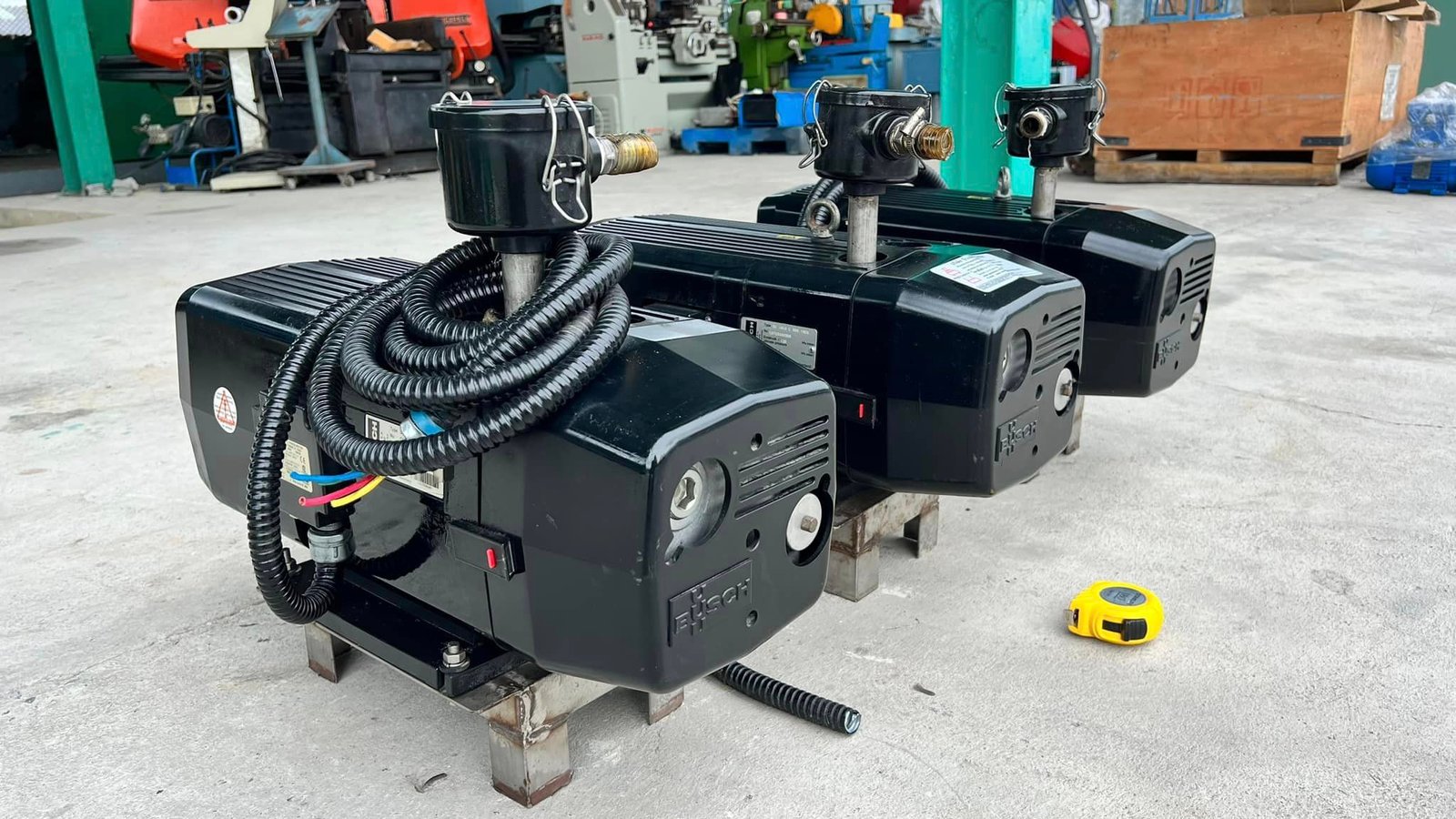 แวคัมปั้มสุญญากาศ BUSCH SWITZERLAND ขนาด 1.68 HP ท่อ 6 หุล ระบบไฟ 380V