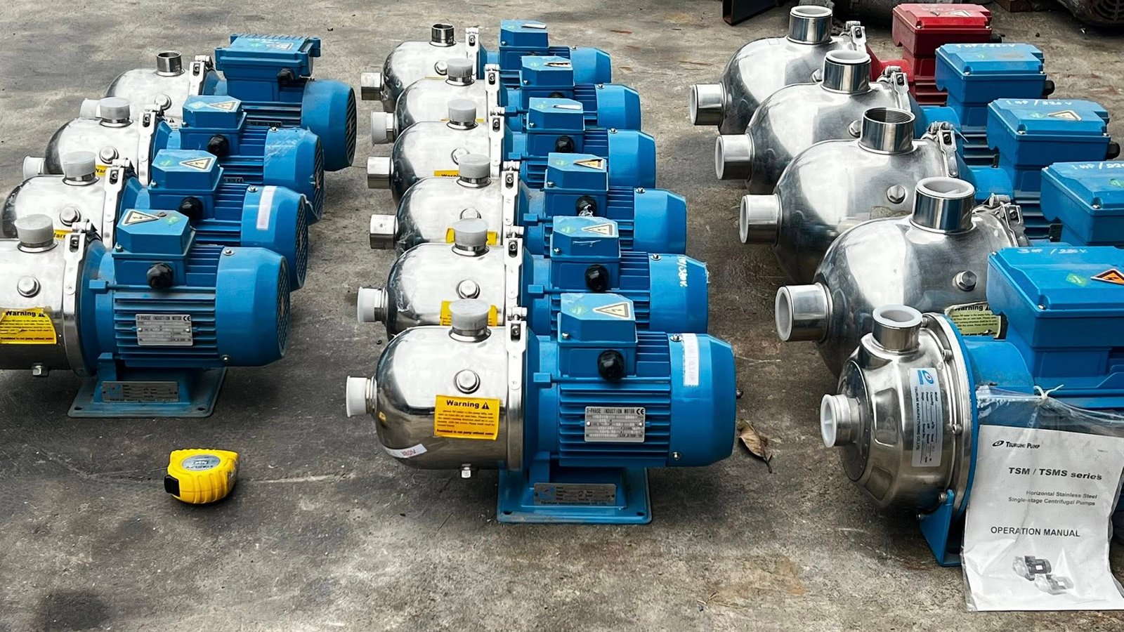 ของใหม่เก่าเก็บ ปั้มน้ำหอยโข่งสเตนเลสTSURUMI PUMP ของใหม่เก็บสแปยังไม่ได้ใช้งาน