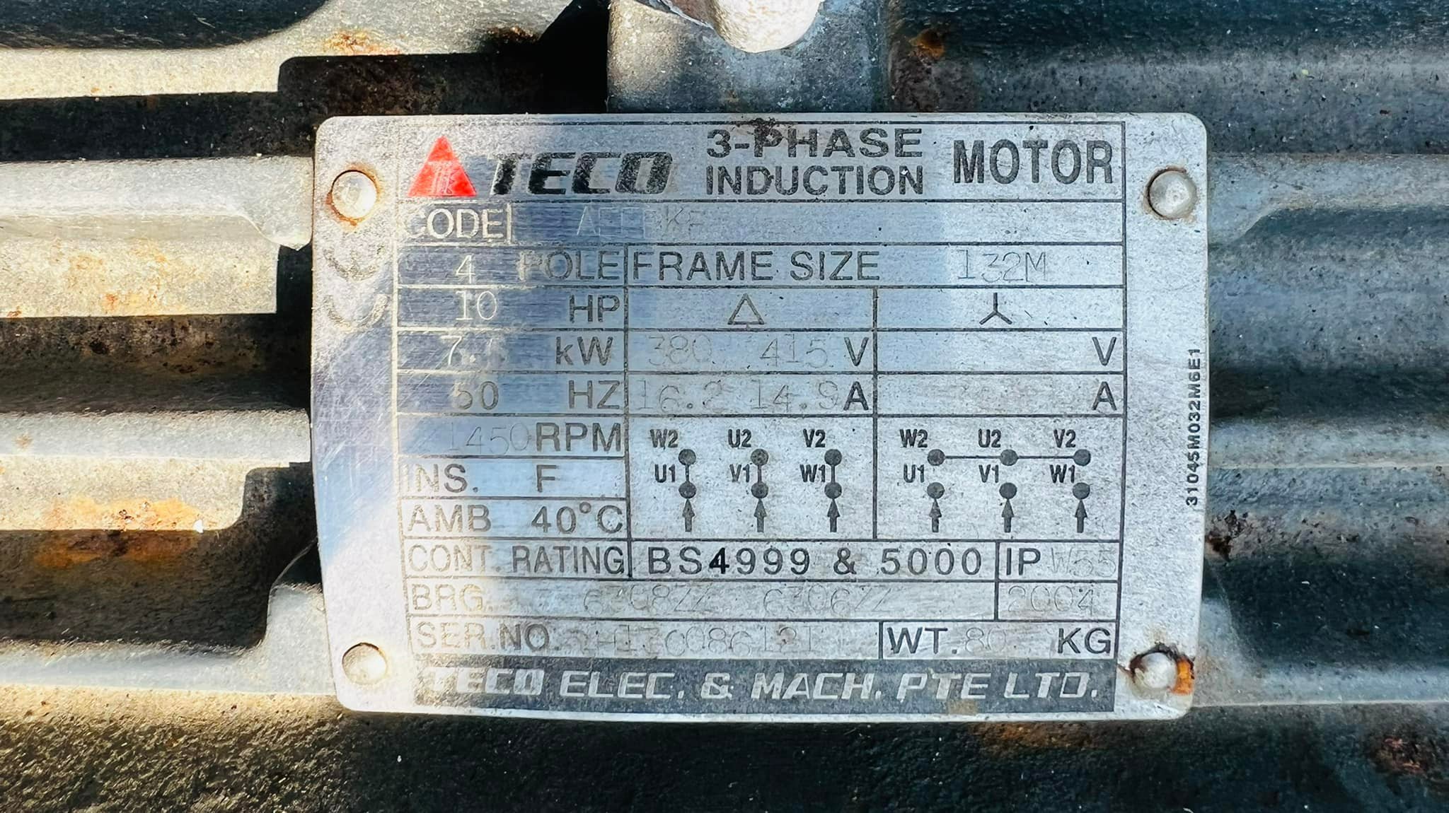 โบลเวอร์ดูดเป่าระบายอากาศ KRUGER ขนาด 7.5 - 10 HP ระบบไฟ 380V