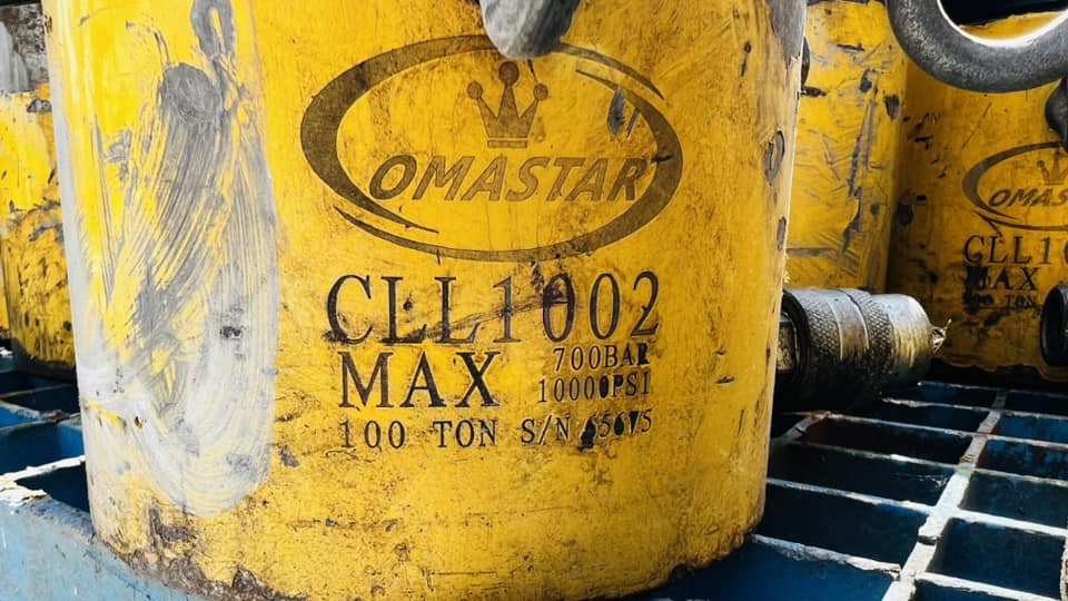 แม่แรงกระปุก100ตัน OMASTAR 100 ton🇺🇸 / Press : 700 bar (10000 psi)