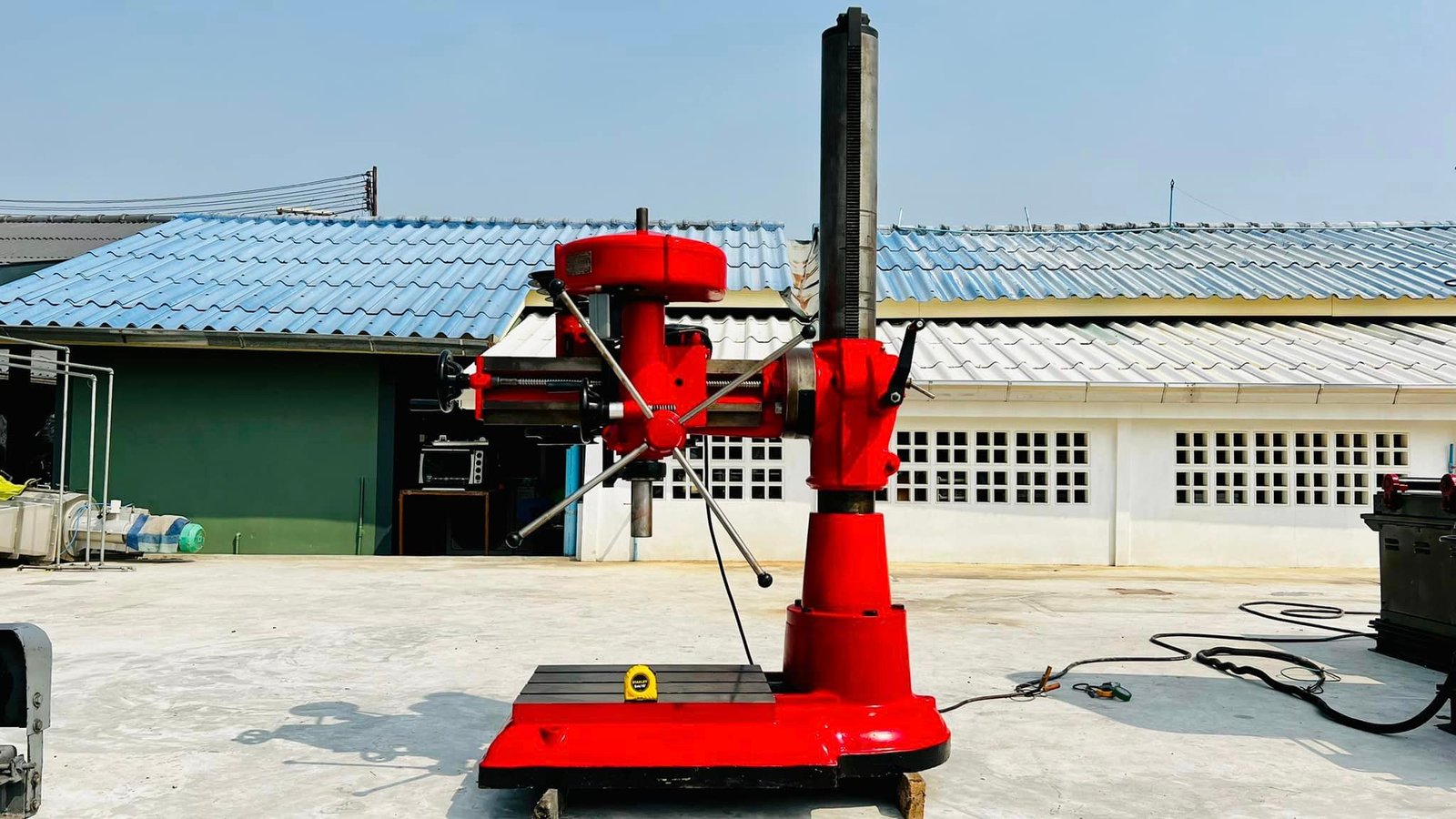 แท่นสว่านเรเดียล(สว่านแดง) แขนรัสมี 600 mm ระบบไฟ 380V