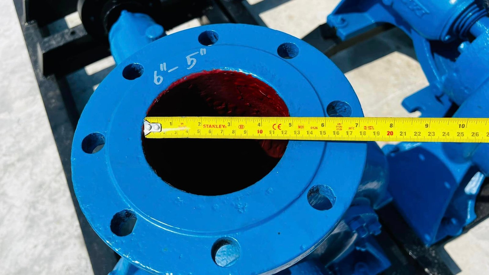 หัวปั้มน้ำหอยโข่ง TAKI PUMP ขนาด 6"- 5" / Q : 220 m3/h / H : 33 m / มาพร้อมแท่น ใช้กับมอเตอร์ขนาด 40