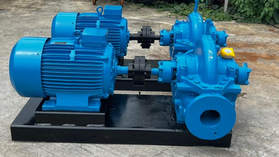ชุดปั้มน้ำแบบสปริทเคส(SplitcasePump)PACO PUMP USA 380Vเข้ามา 2 ชุด