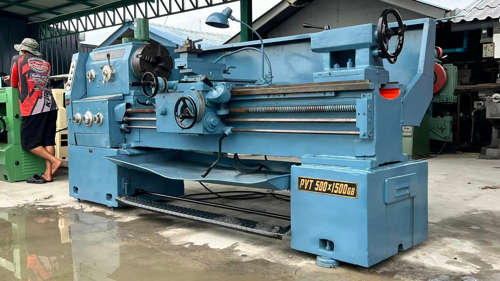 เครื่องกลึง YUNNAN LATHE MACHINE Type : PVT 500 x 1500 GB เครื่องกลึง 8 ฟุต กระเป๋าไฟฟ้า เครื่องสมบู เครื่องกลึง YUNNAN LATHE MACHINE Type : PVT 500 x 1500 GB เครื่องกลึง 8 ฟุต กระเป๋าไฟฟ้า เครื่องสมบู
