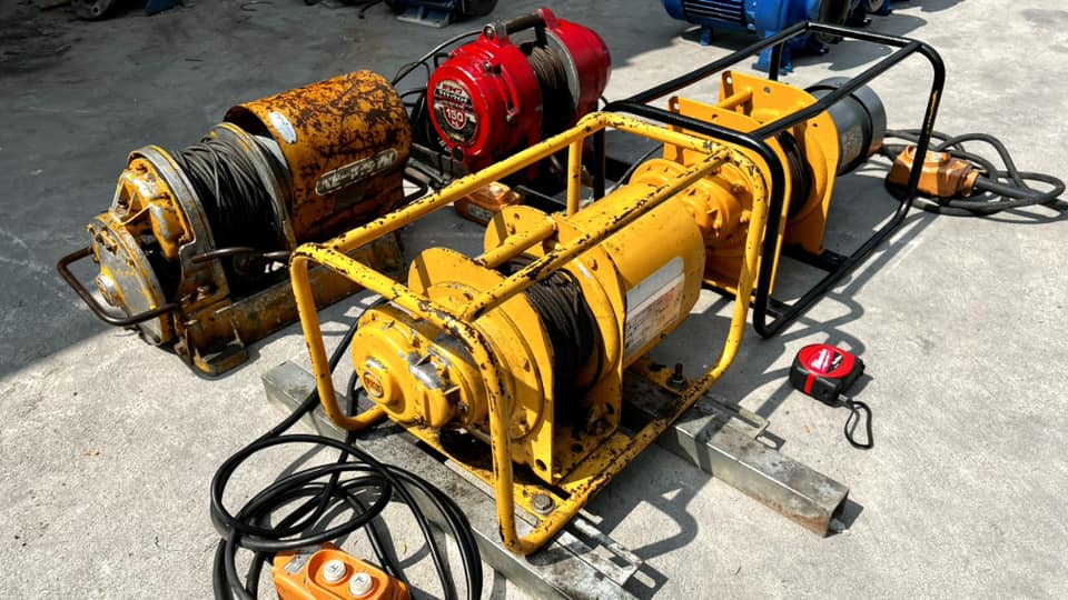 วินซ์สลิงไฟฟ้าเก่าญี่ปุ่น(กว้าน) WINCH TKK JAPAN สดจากนอกเก่าญี่ปุ่น