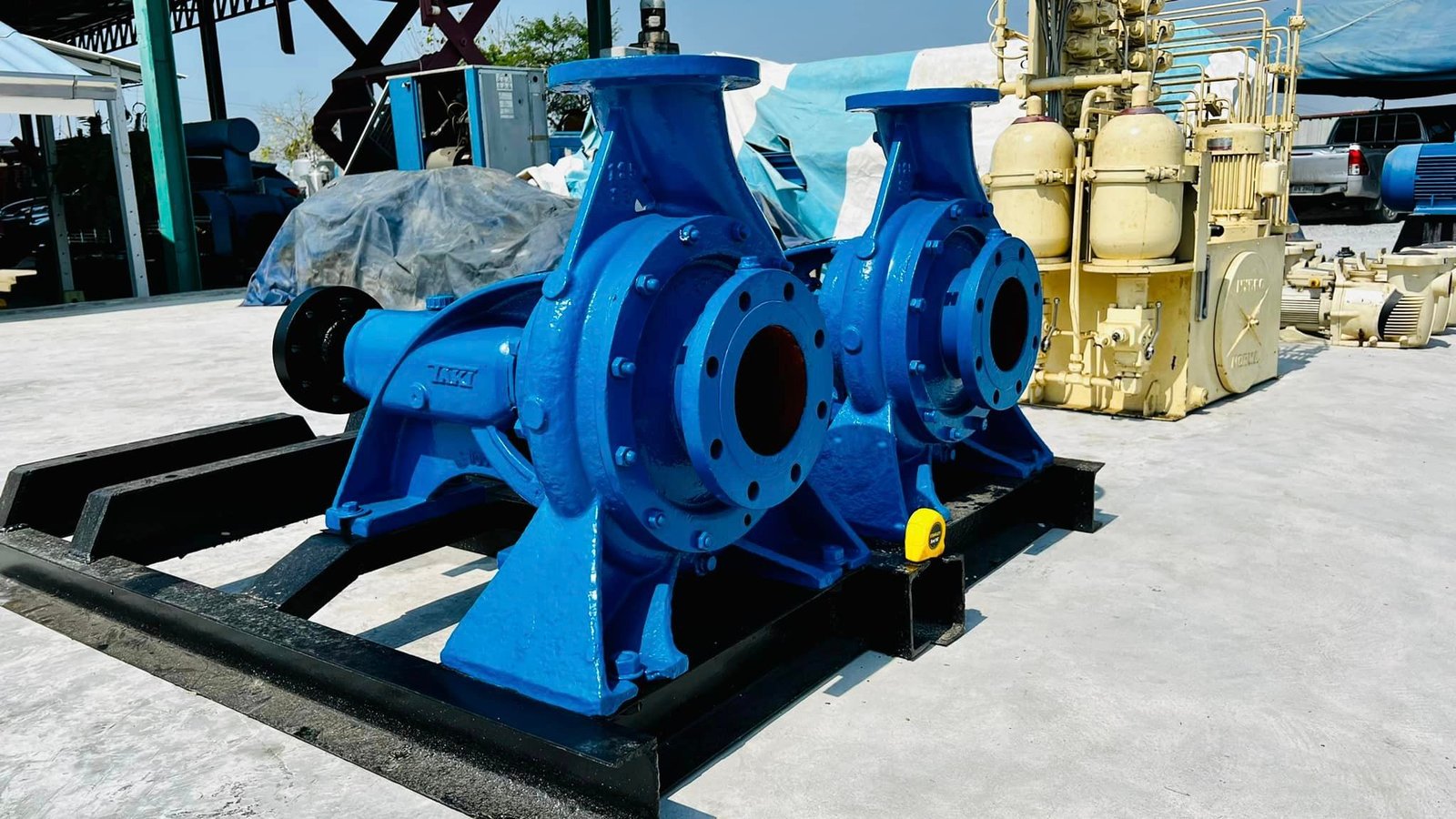 หัวปั้มน้ำหอยโข่ง TAKI PUMP ขนาด 6"- 5" / Q : 220 m3/h / H : 33 m / มาพร้อมแท่น ใช้กับมอเตอร์ขนาด 40