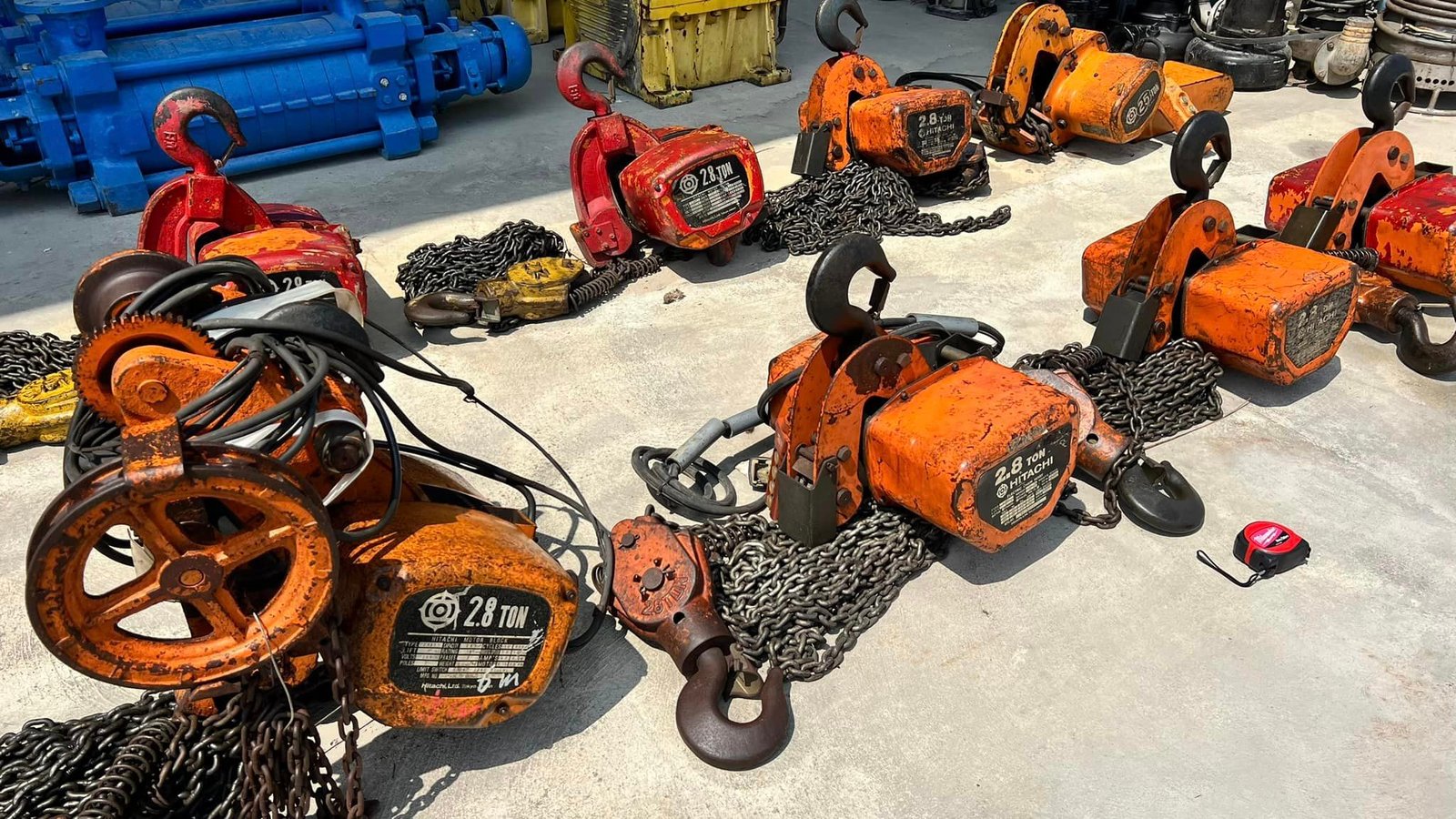 รอกโซ่ไฟฟ้าเก่าญี่ปุ่น HITACHI JAPAN ขนาด 2.8 Ton ระบบไฟ 200V รอกโซ่ไฟฟ้าเก่าญี่ปุ่น HITACHI JAPAN ขนาด 2.8 Ton ระบบไฟ 200V