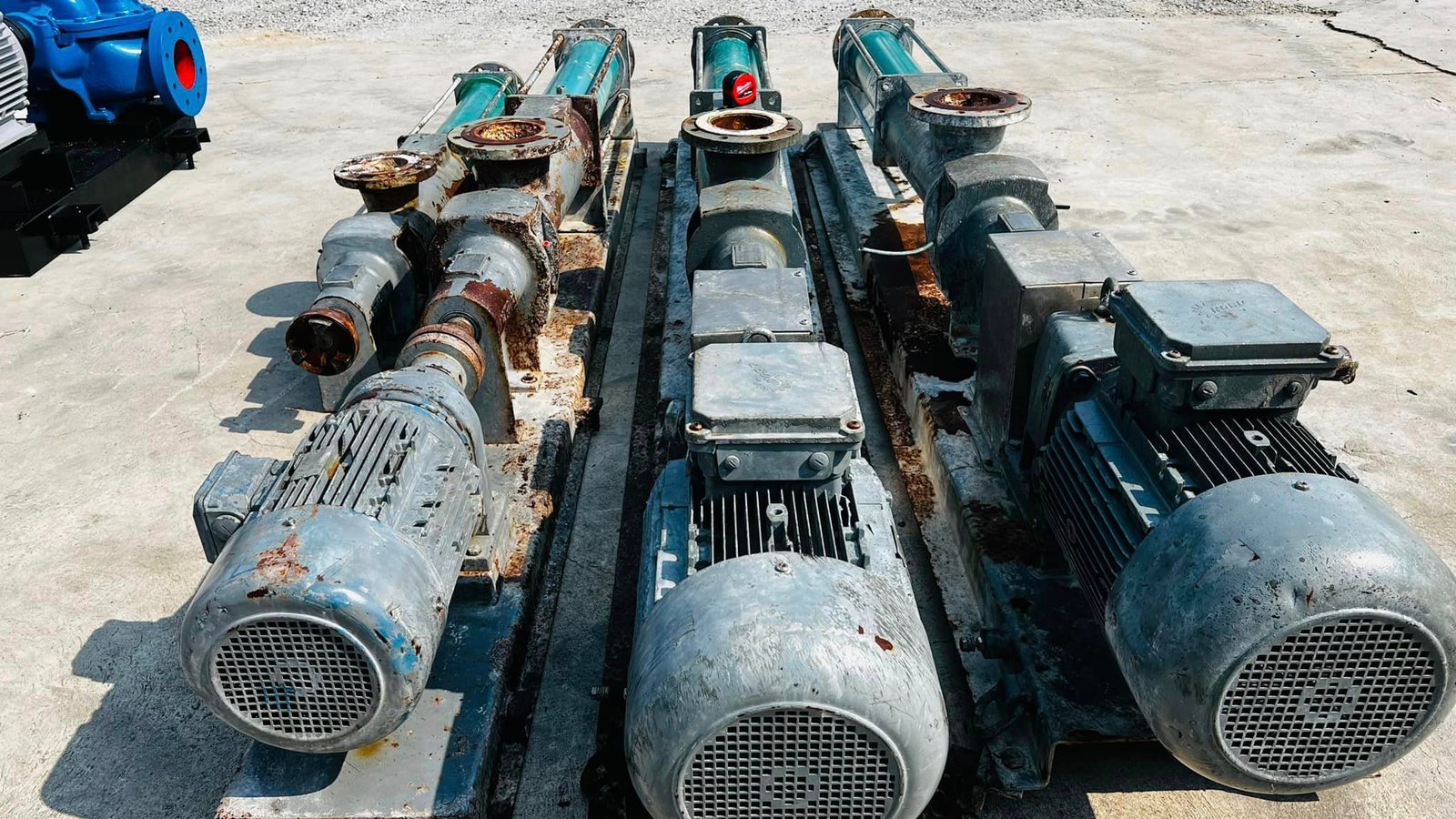 ปั้มสกรูเพรสดูดของข้น(NEMO_PUMP) ขนาดท่อ/ใบสกรู 4" และ 5" ความยาว(เฉพาะสกรู) 160 cm มอเตอร์เกียร์ต้น