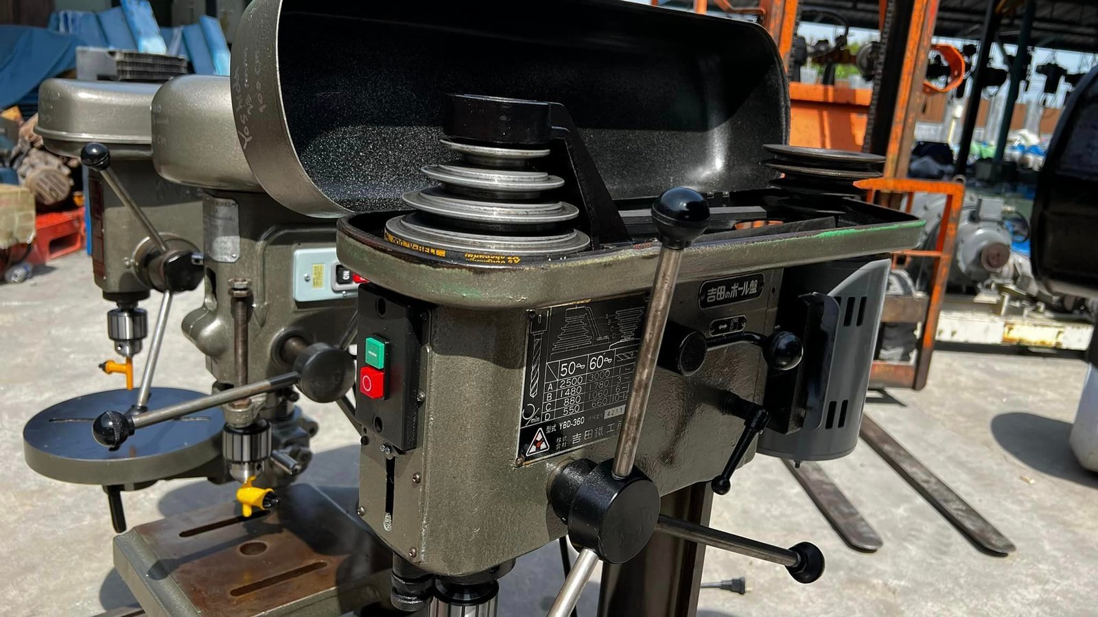 สว่านแท่นเก่าญี่ปุ่น Made in JAPAN ตรวจเช็คฟิตให้ใหม่ทั้งระบบ ใช้ไฟบ้าน 220V สภาพสวยพร้อมใช้ สว่านแท่นเก่าญี่ปุ่น Made in JAPAN ตรวจเช็คฟิตให้ใหม่ทั้งระบบ ใช้ไฟบ้าน 220V สภาพสวยพร้อมใช้