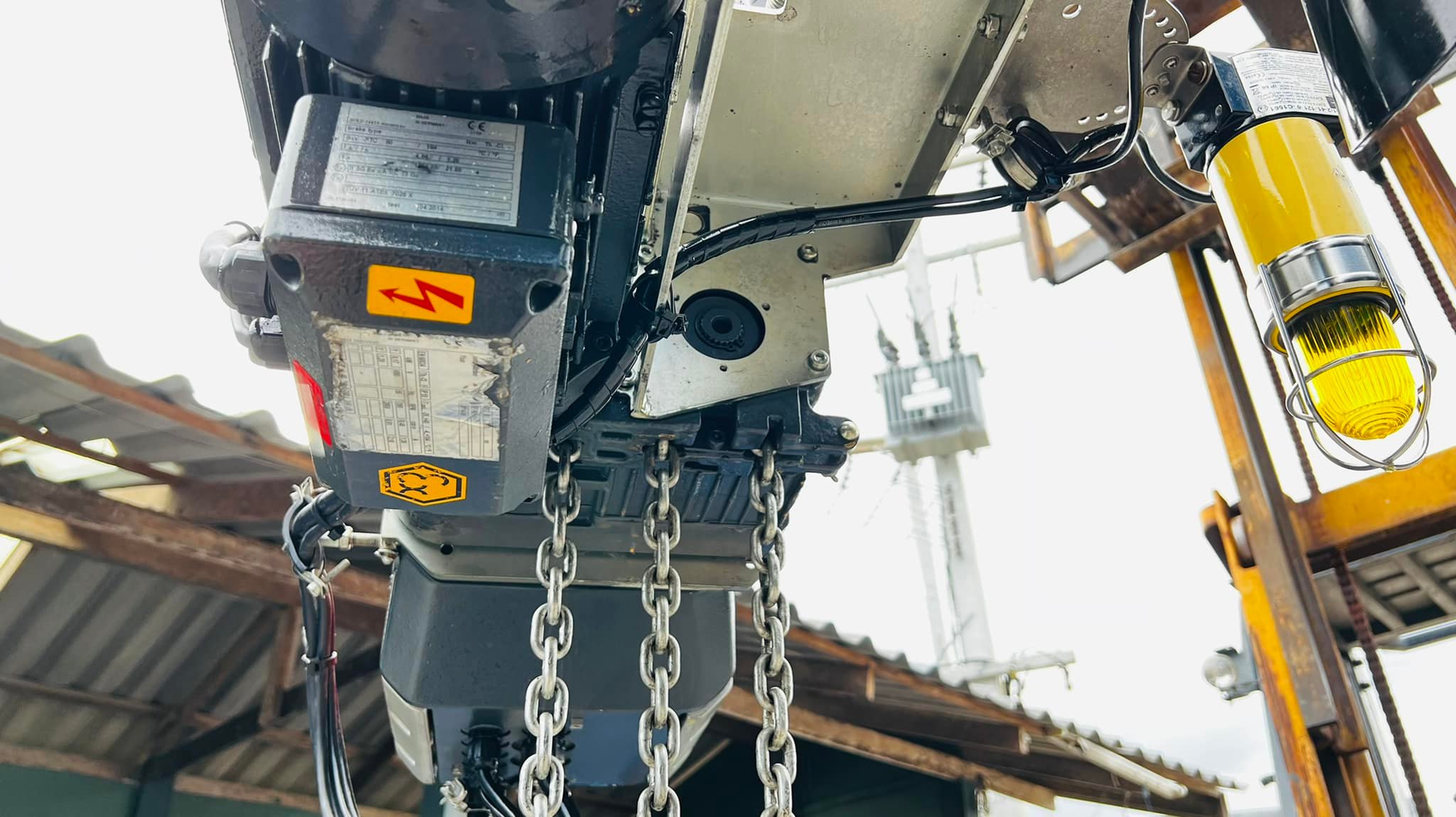 รอกโซ่ไฟฟ้ายุโรปรุ่นพิเศษ KONECRANES GERMANY ระบบไฟ 380V