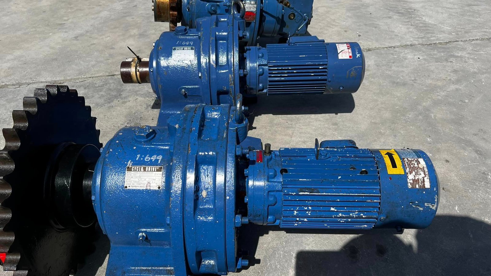 มอเตอร์เกียร์ทดกำลังญี่ปุ่น SUMITOMO JAPAN รอบต่ำทดช้าแรงทอร์คสูง ระบบไฟ 380V