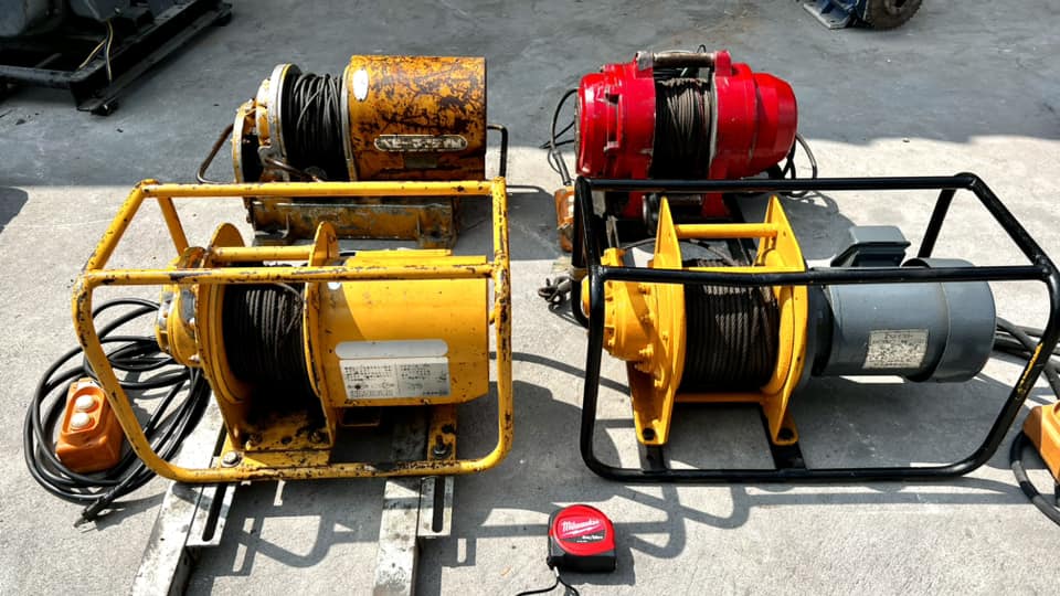 วินซ์สลิงไฟฟ้าเก่าญี่ปุ่น(กว้าน) WINCH TKK JAPAN สดจากนอกเก่าญี่ปุ่น