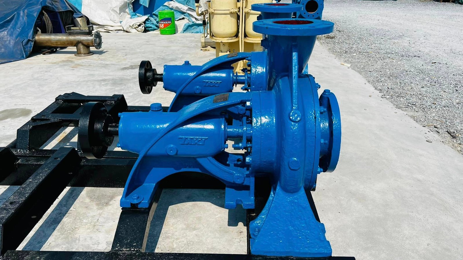 หัวปั้มน้ำหอยโข่ง TAKI PUMP ขนาด 6"- 5" / Q : 220 m3/h / H : 33 m / มาพร้อมแท่น ใช้กับมอเตอร์ขนาด 40