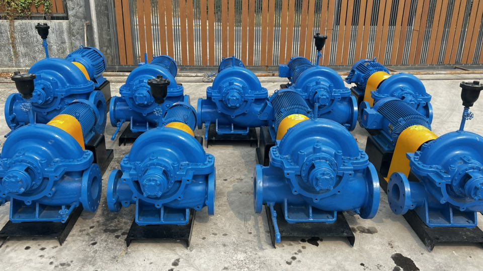 ชุดปั้มน้ำแบบสปริทเคสUSAPEERLESS & PACO PUMP ขนาด 20 - 25 - 30 - 50 HP