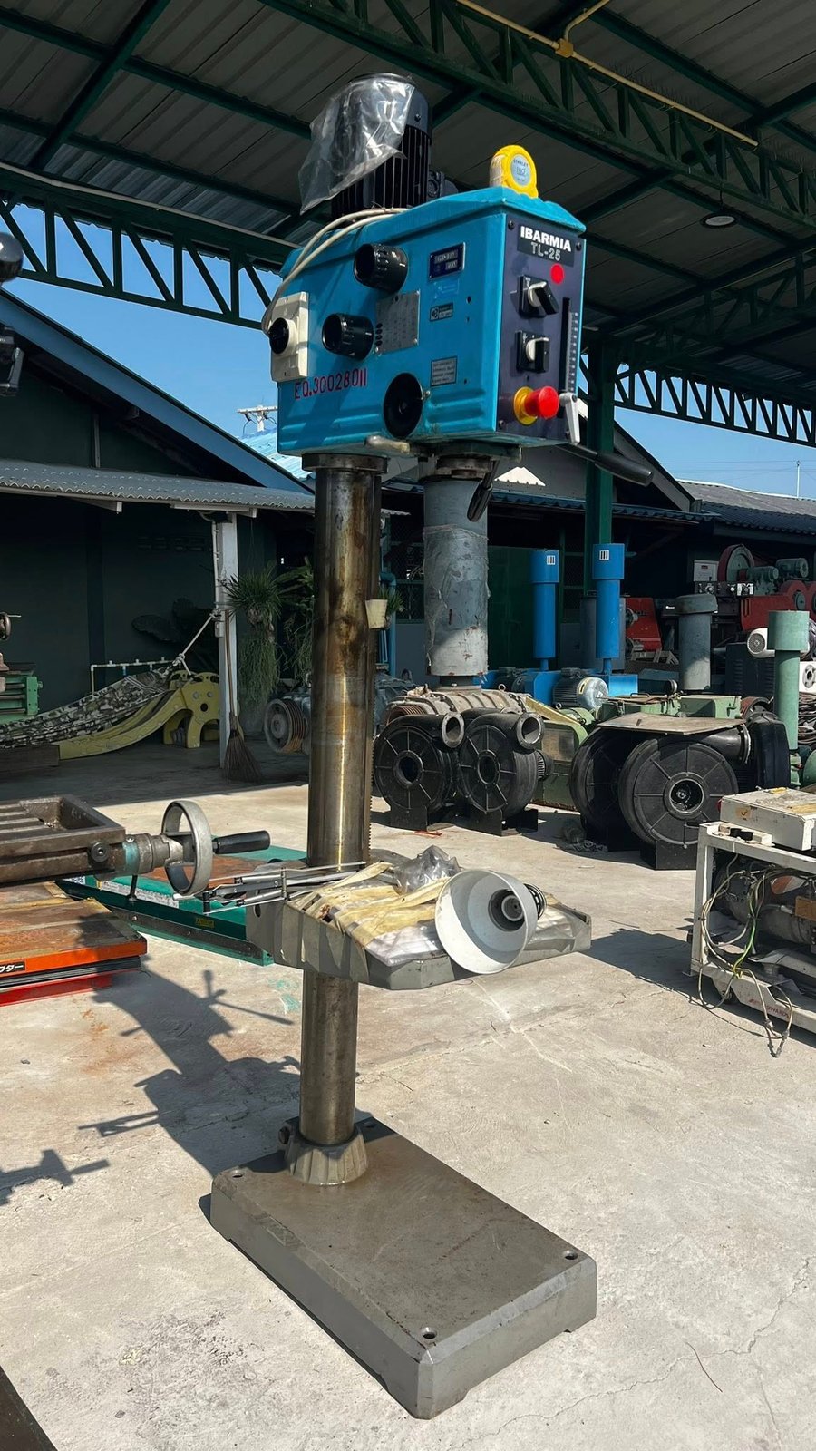 สว่านแท่นงานยุโรป สภาพ 98% 380V